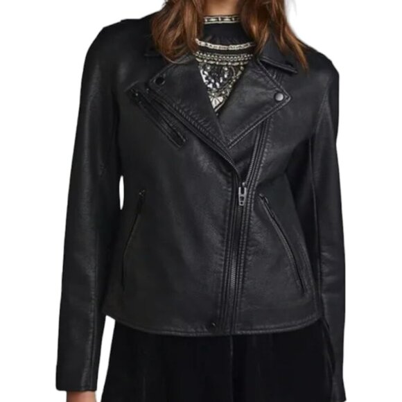 Anthropologie Jackets & Blazers - Anthropologie x BlankNYC Faux Leather Moto Jacket